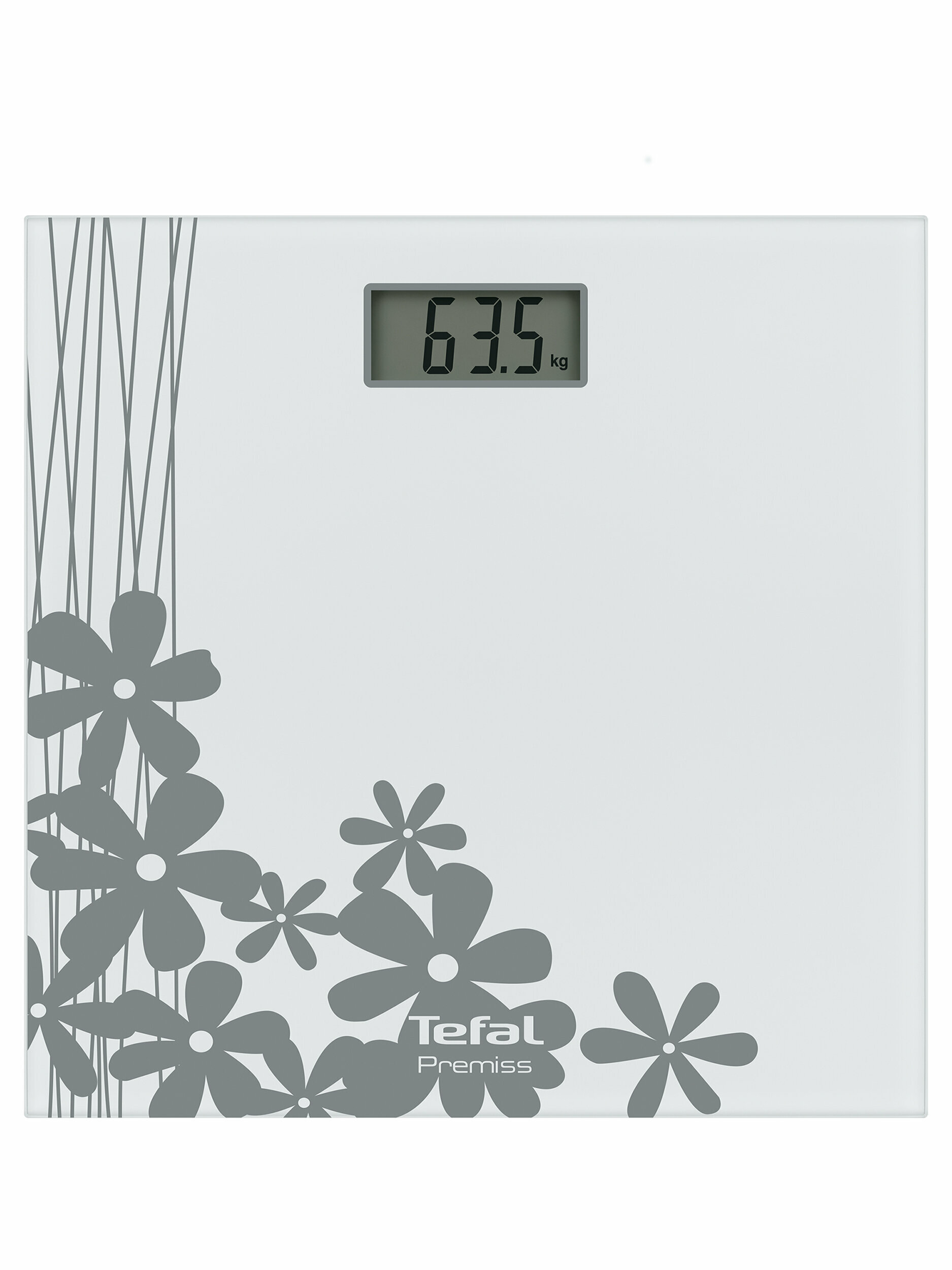 Весы напольные Tefal Premiss Flower PP1070V0, серый - фотография № 1