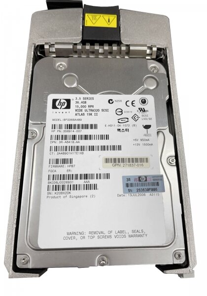   HP 365914-007 36,4Gb U320SCSI 3.5" HDD