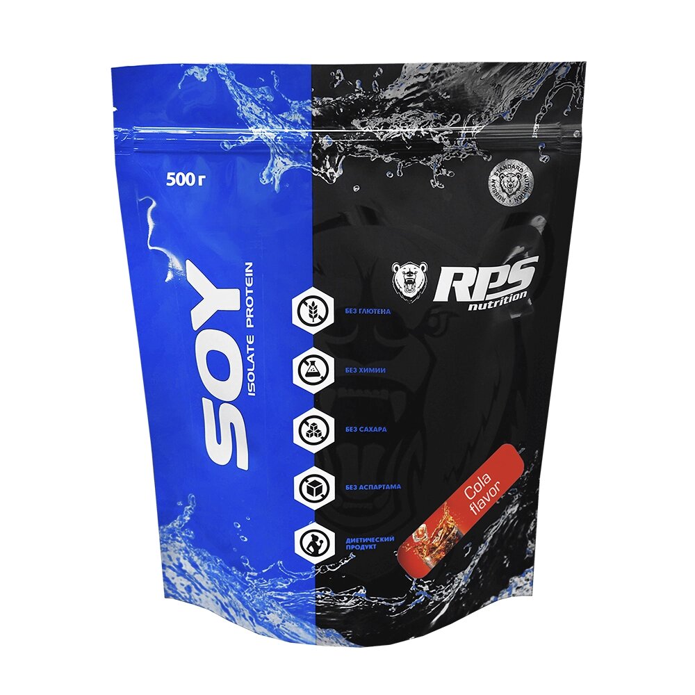 RPS Nutrition Soy Protein, 500 g (кола)