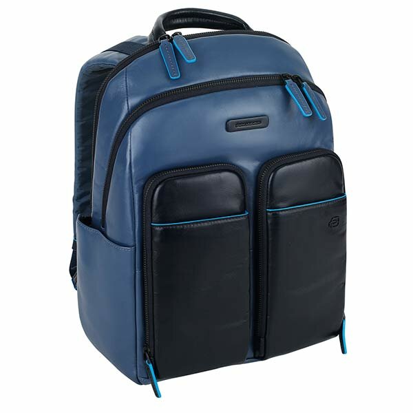 Рюкзак мужской Piquadro Blue Square Revamp темно-синий/синий (ca5574b2v/blbl) - фото №5