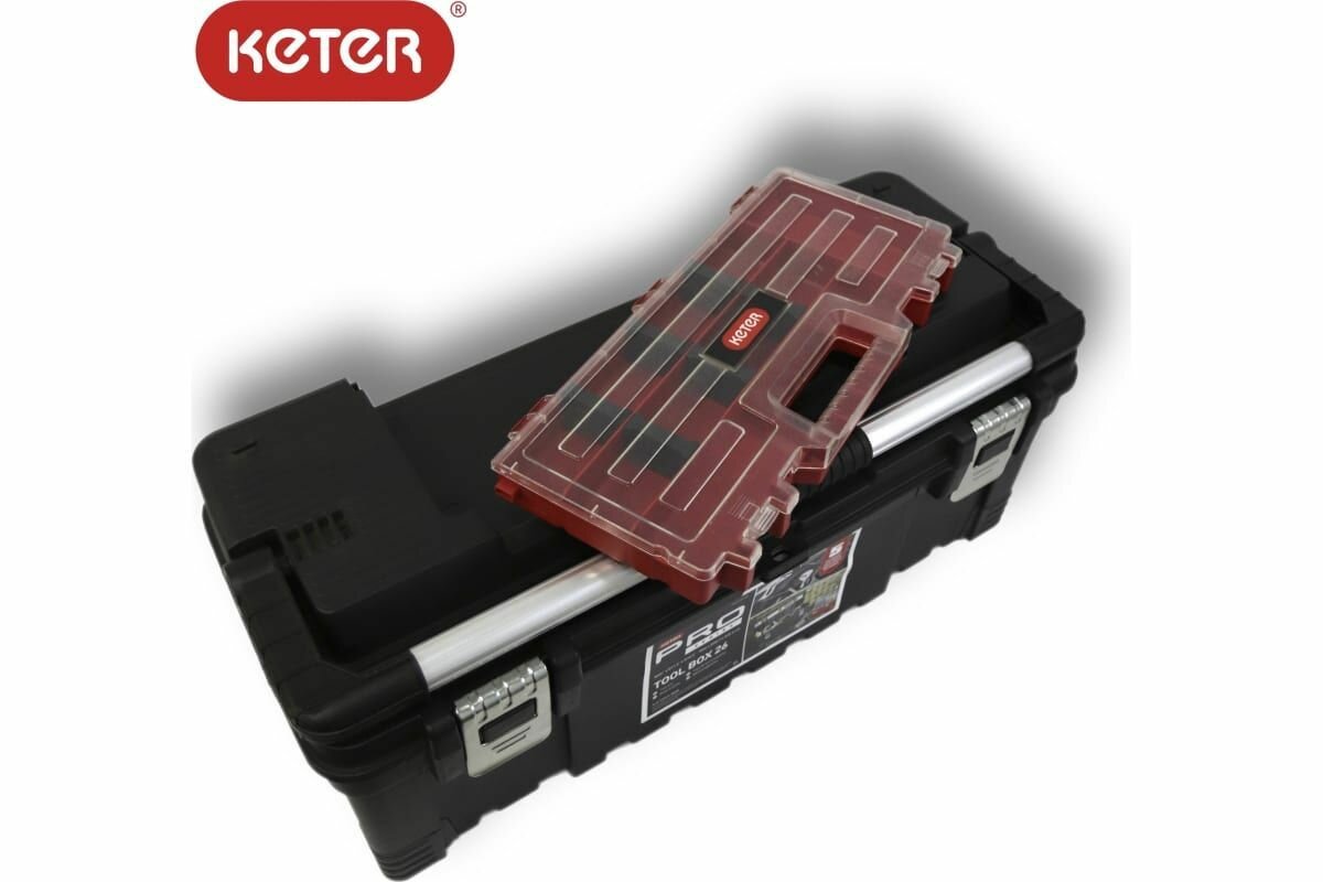 Ящик для инструментов KETER 26" Master pro tool box 17181010 - фотография № 9