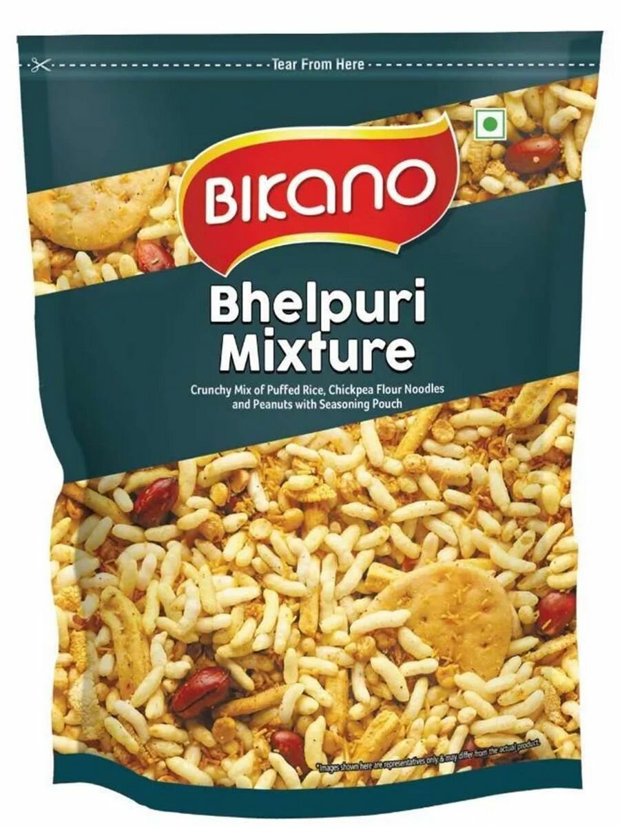 Закуска Хрустящая смесь с воздушным рисом BHELPURI MIXTURE, Bicano (Бикано), 200г