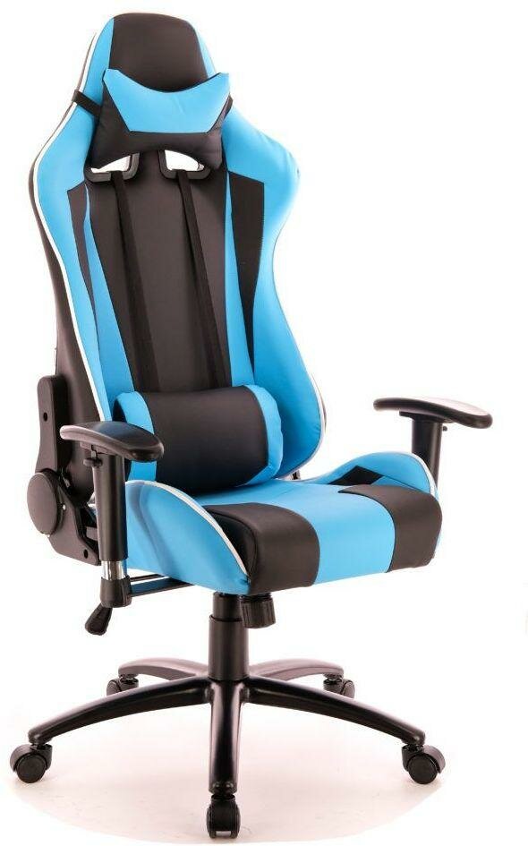 Компьютерное кресло Everprof Lotus S5 Экокожа голубая