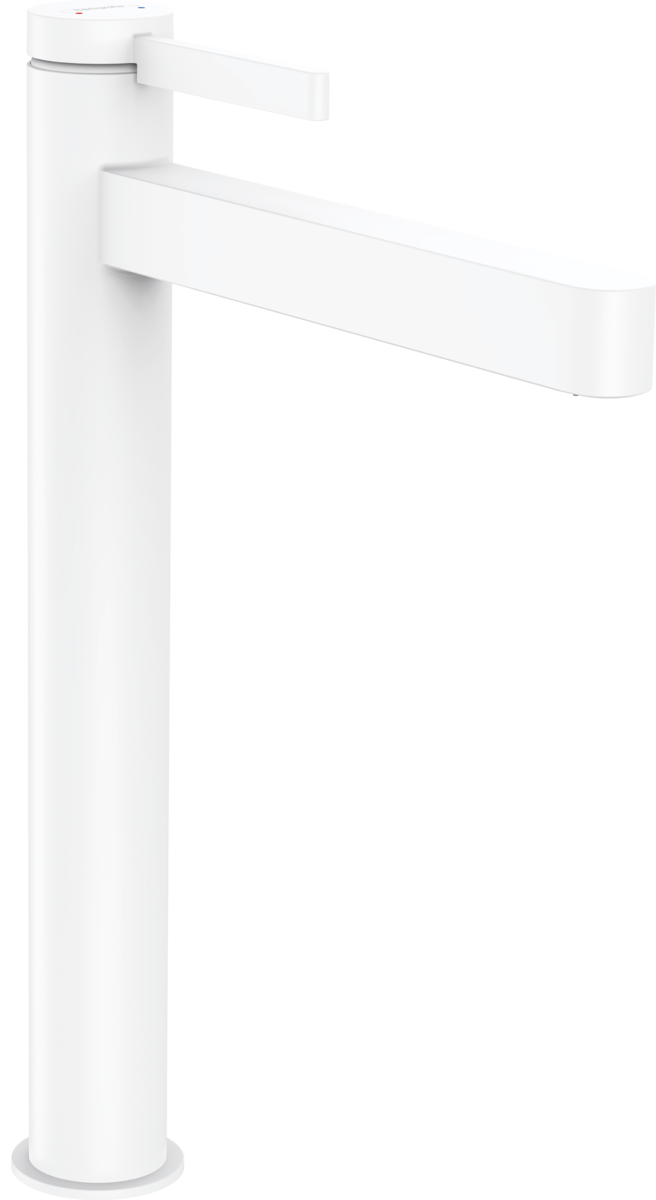 Смеситель для раковины hansgrohe Finoris 260, со сливным клапаном Push-Open 76070700, матовый белый
