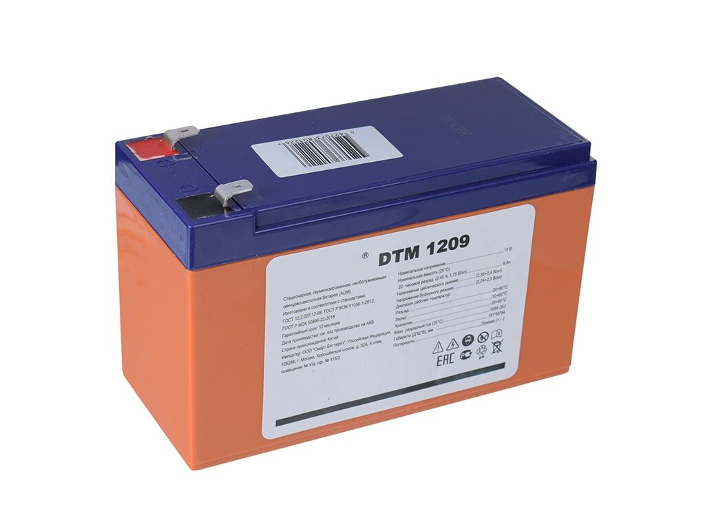 DELTA Battery DTM 1209 12В 9000 А·ч