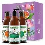 Подарочный набор Synergetic Набор для рук и тела: мыло и гель+ гель для душа, 380 млх3 шт. 4607971451839 - изображение