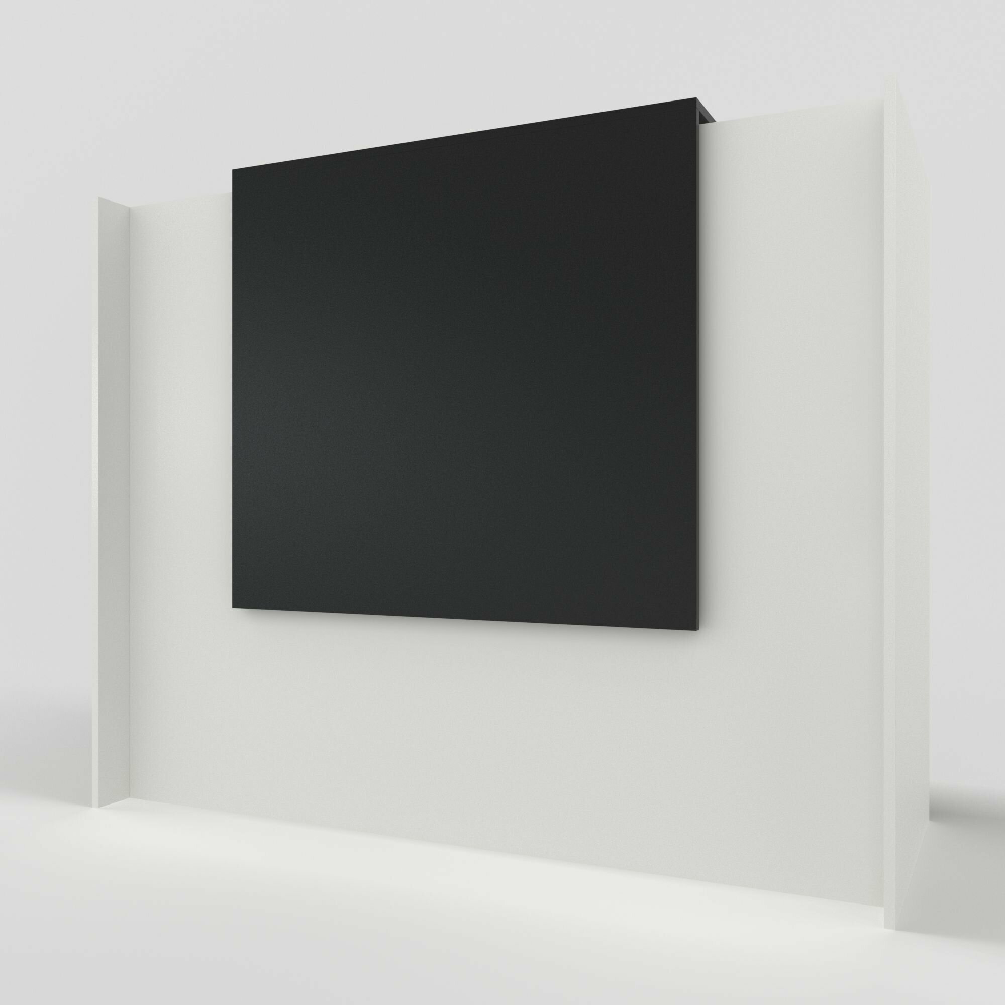 Ресепшн белый Квадрат чёрный 1000х1200х600 / Подсветка RGB - фотография № 4