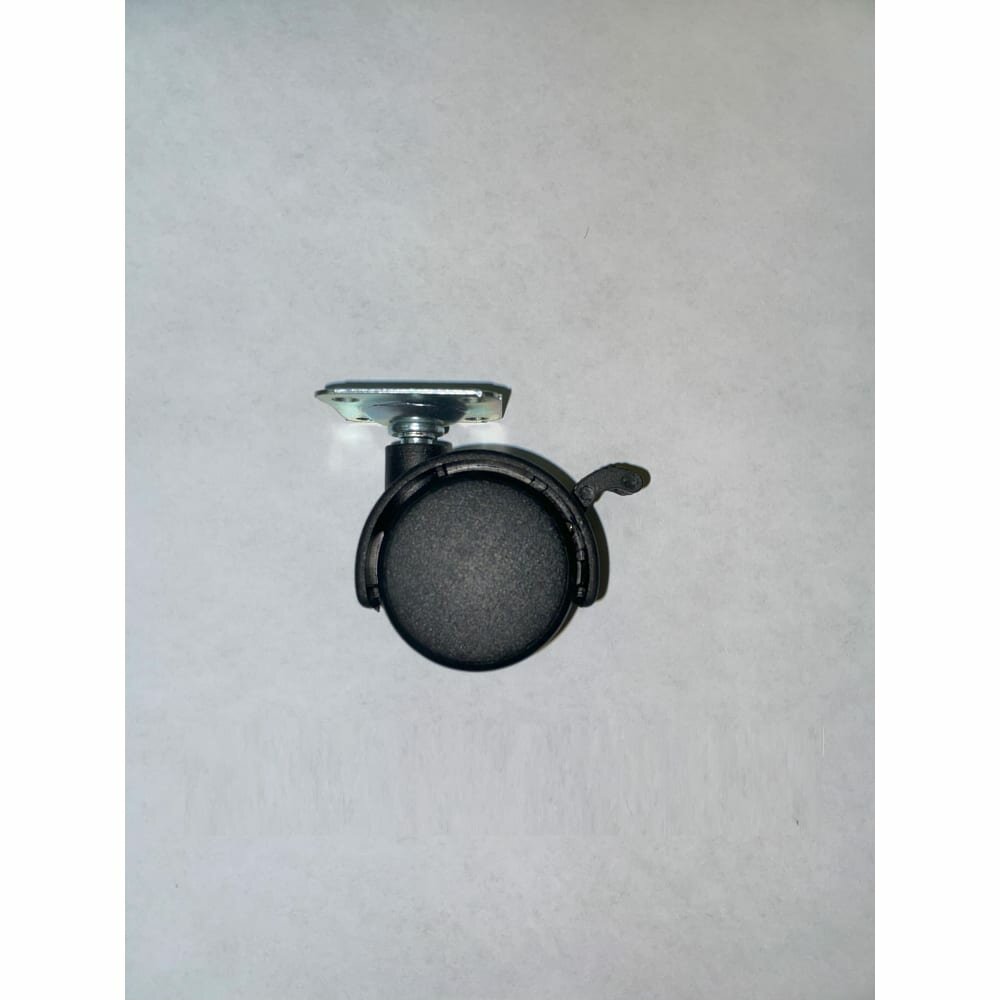 фото Мебельное колесо TOR поворотное TWPB 40 40 мм с площадкой и тормозом