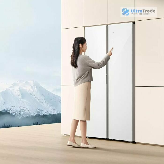 Умный холодильник Xiaomi Mijia 502L Grey (BCD-502WGSA) - фотография № 3
