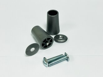 Стопор ST40 (1 пара) ручка для роллет / серебристый металлик