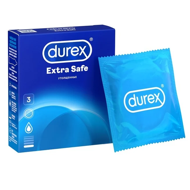 Durex Extra Safe   3 .