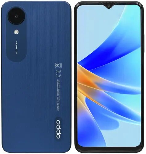 Смартфон OPPO A17k 3/64Gb, CPH2471, синий