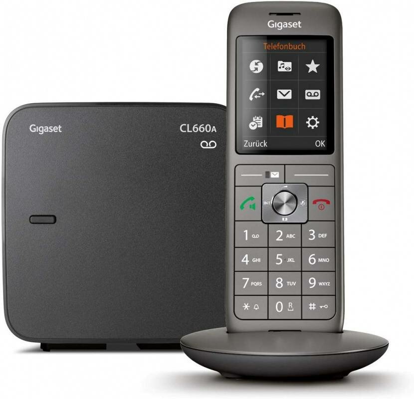Телефон Gigaset CL660A SYS RUS черный (s30852-h2824-s321)