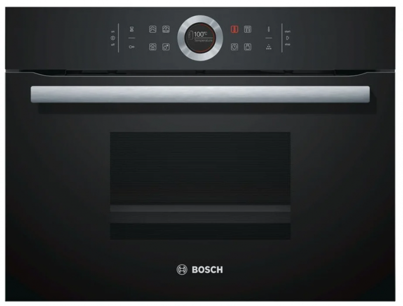 Встраиваемая пароварка Bosch CDG634AB0, черный