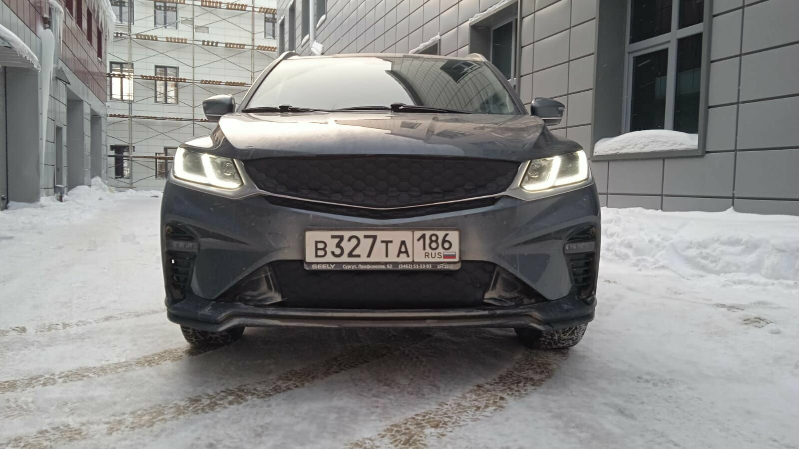 Утеплитель радиатора для Geely Coolray 2019-2023 Комплект без камеры Дизайн Соты