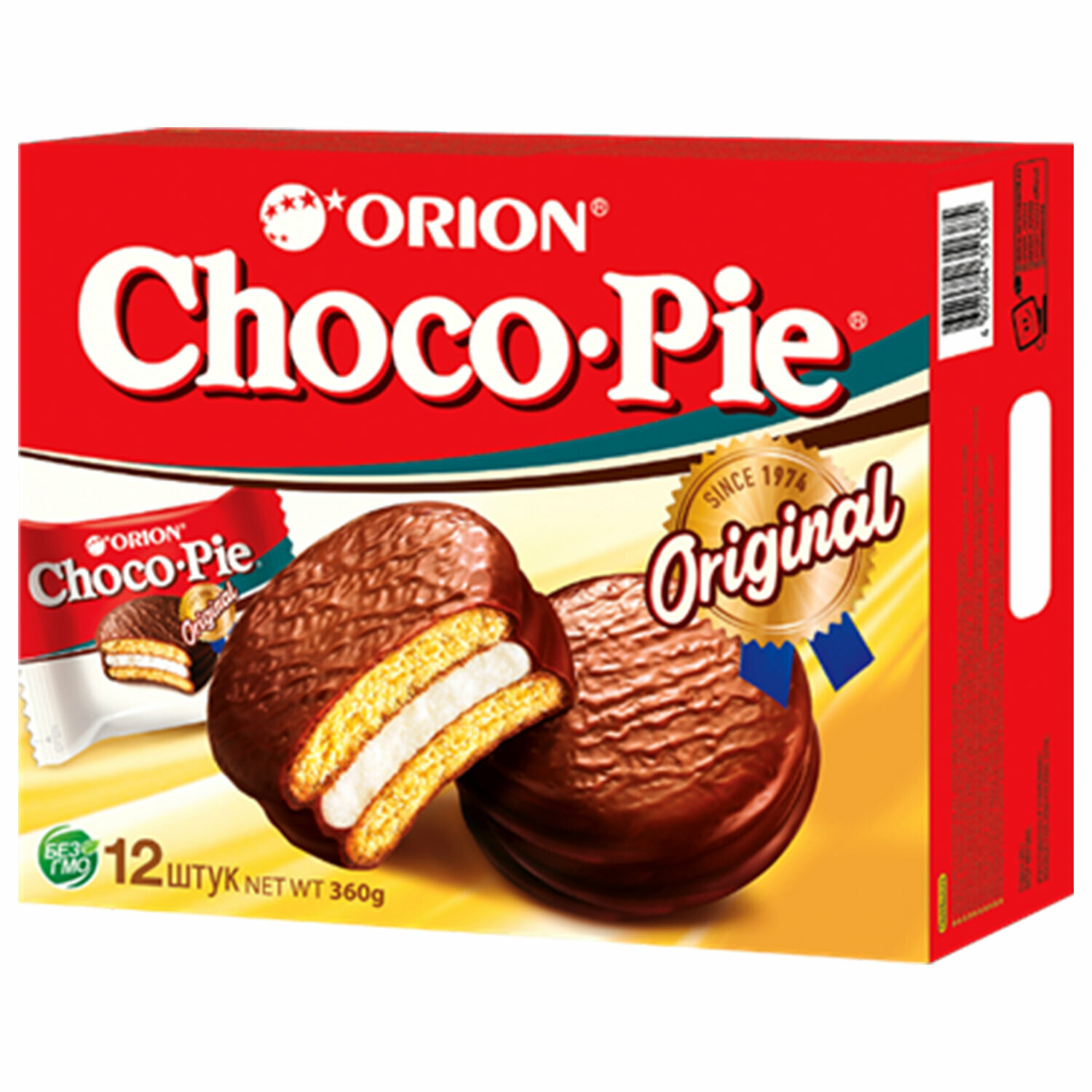 Печенье ORION "Choco Pie Original" 360 г (12 штук х 30 г), О0000013014 - фотография № 4