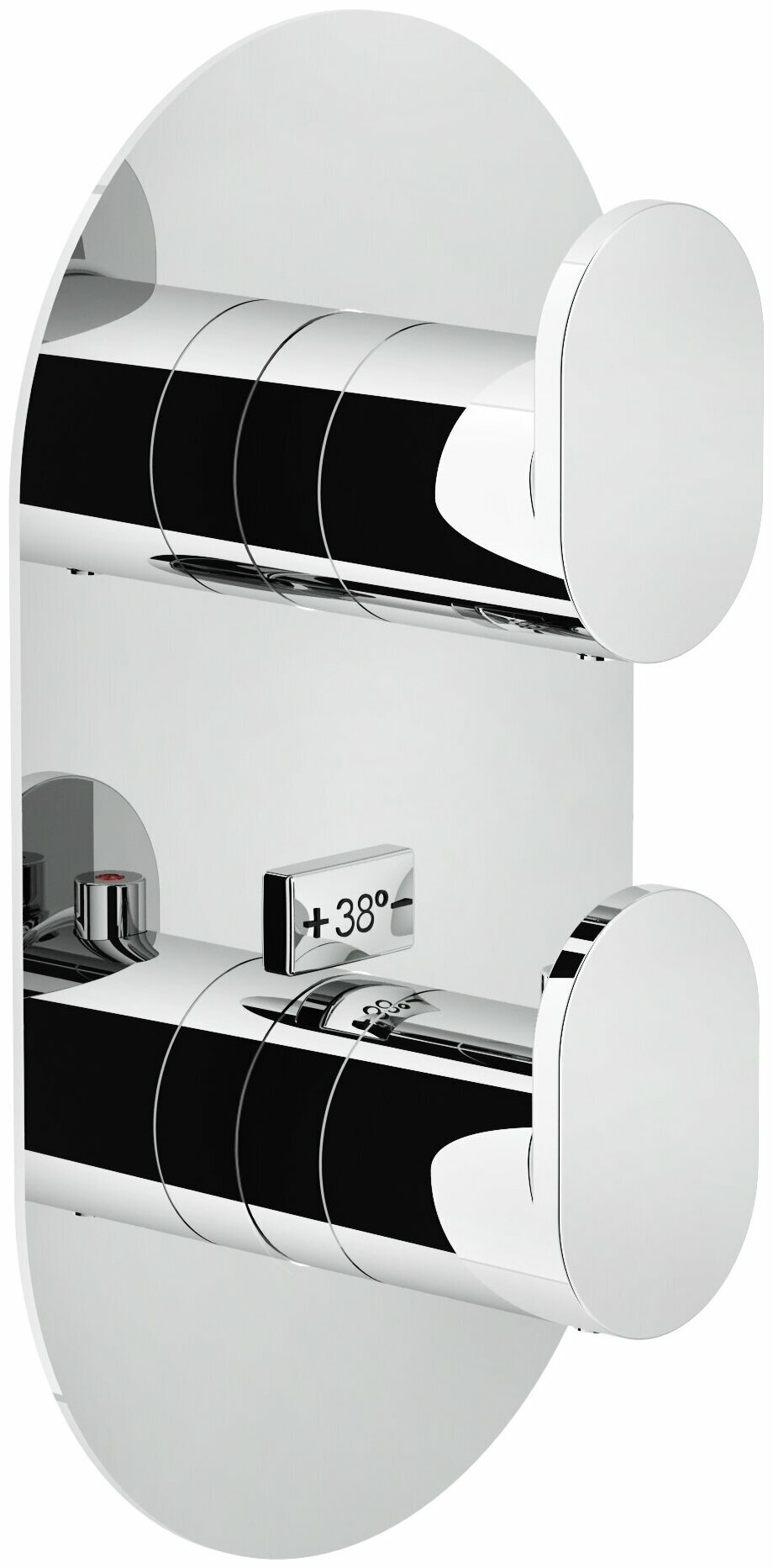 UP94102CR UP термостатический смеситель для ванны (внешняя часть)