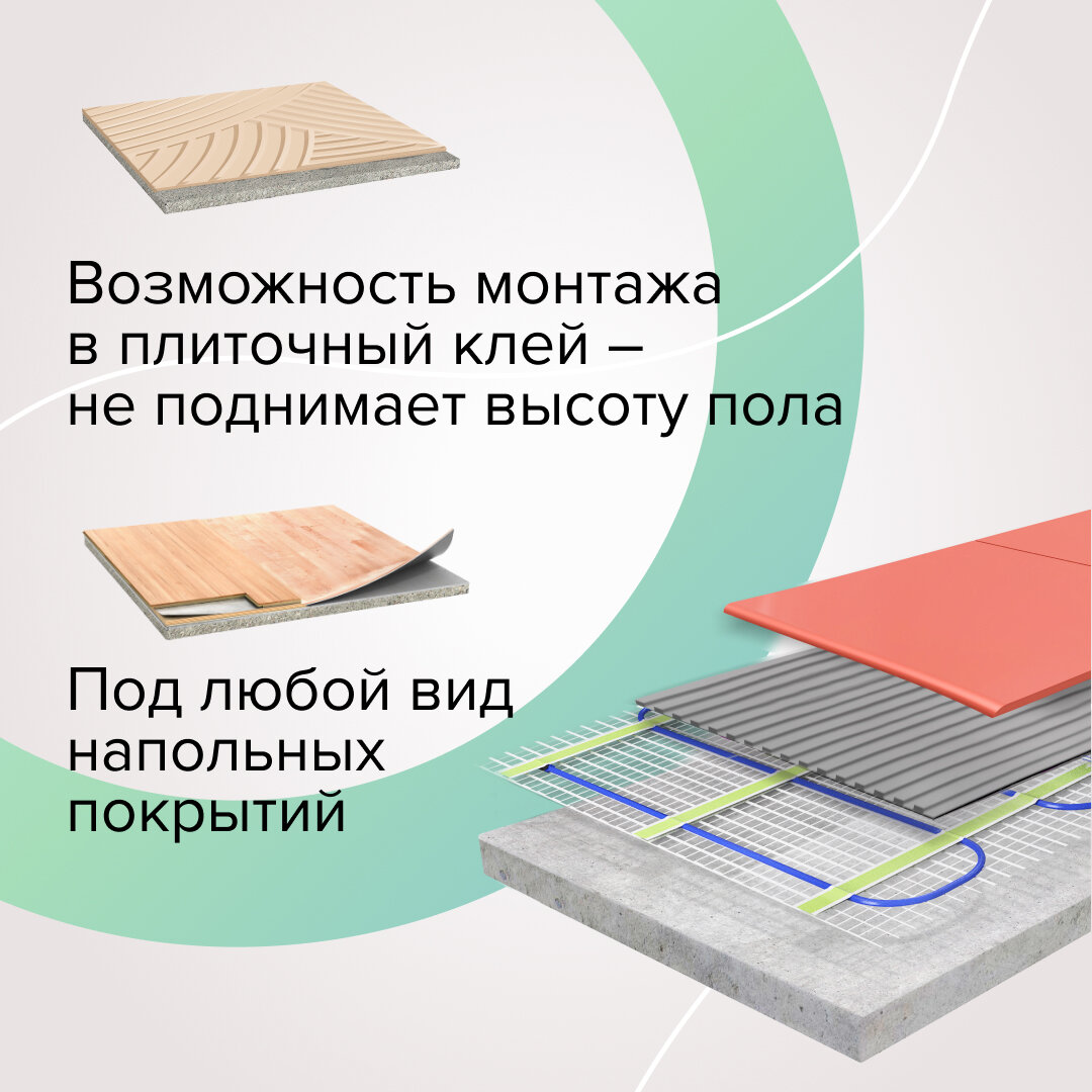 Нагревательный мат CALEO COMFOMAT 170 Вт/м2 1,0 м2 - фотография № 6