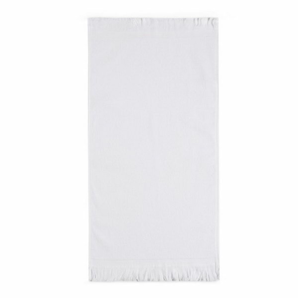 Полотенце махровое "Fringe" 30х60 см, цвет белый, 100% хлопок, 380 гр/м2 - фотография № 2