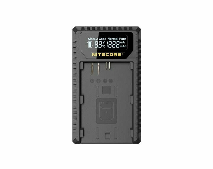 Зарядное устройство Nitecore UCN1 Dual Slot USB Charger для аккумуляторов LP-E6N/NH и LP-E8