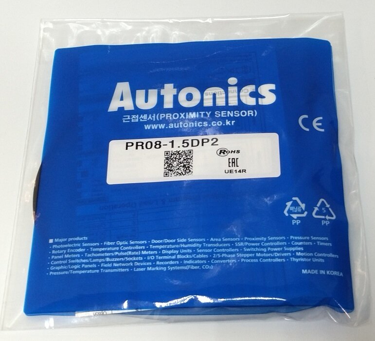 Датчик приближения индуктивный Autonics PR08-1,5DP2 12-24V DC в цилиндрическом корпусе (с кабелем) — фото 5