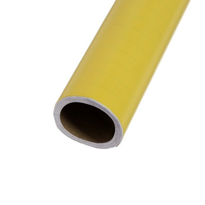 Calligrata Пленка самоклеящаяся, жёлтая, 0.45 х 3 м, 8 мкр - фотография № 2