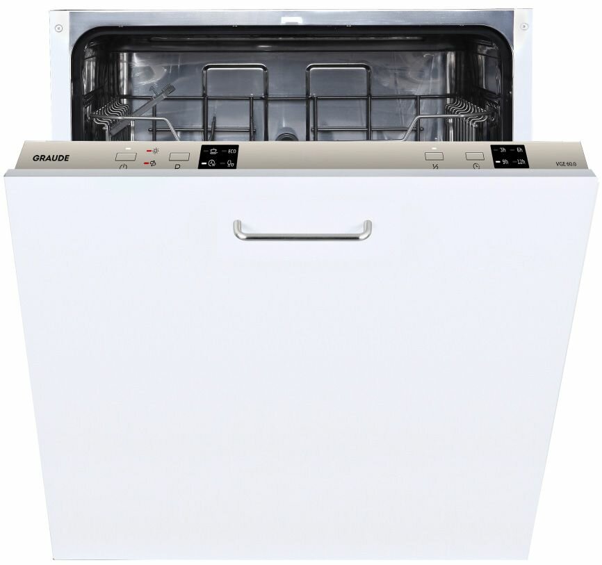 Встраиваемая посудомоечная машина GRAUDE VGE 60.0, управление Classic Control, 4 программы, 12 комплектов, ширина 60 см, класс энергопотребления А+ - фотография № 1