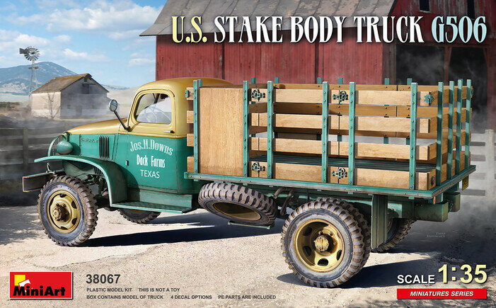 38067 MiniArt Грузовой автомобиль U.S. Stake Body Truck G506 1/35