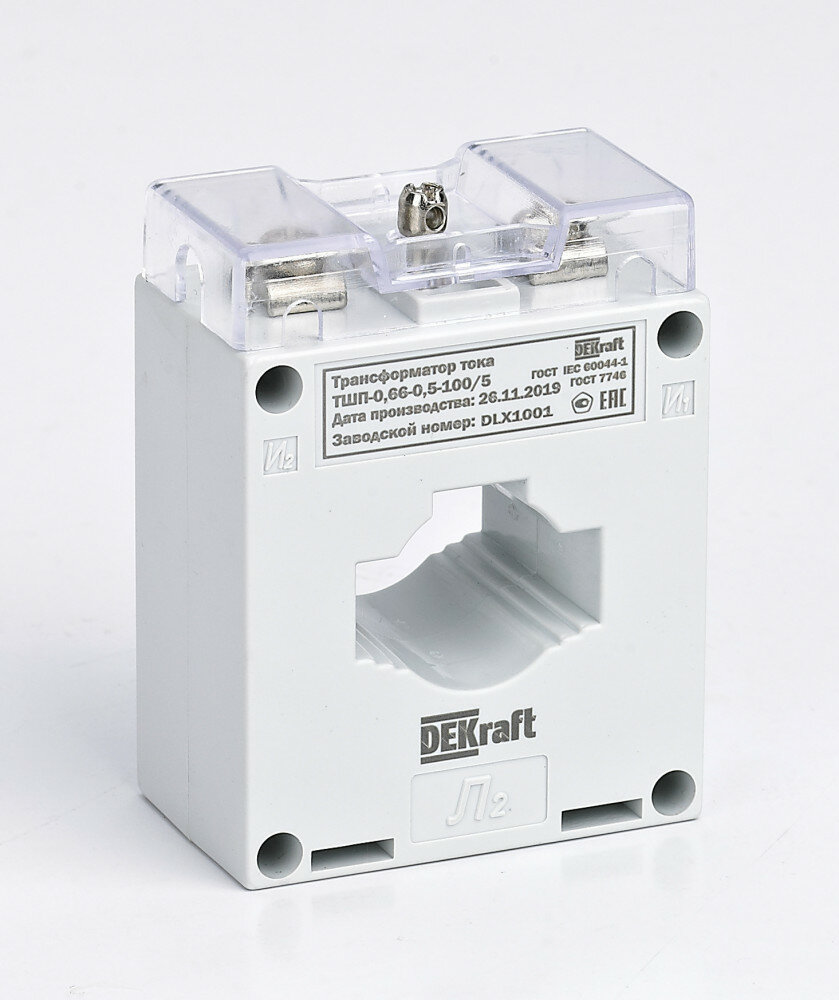 DEKraft Трансформатор тока ТШП-0,66 0,5 200/5 5ВА, диаметр 30мм, DEKraft, арт.50136DEK