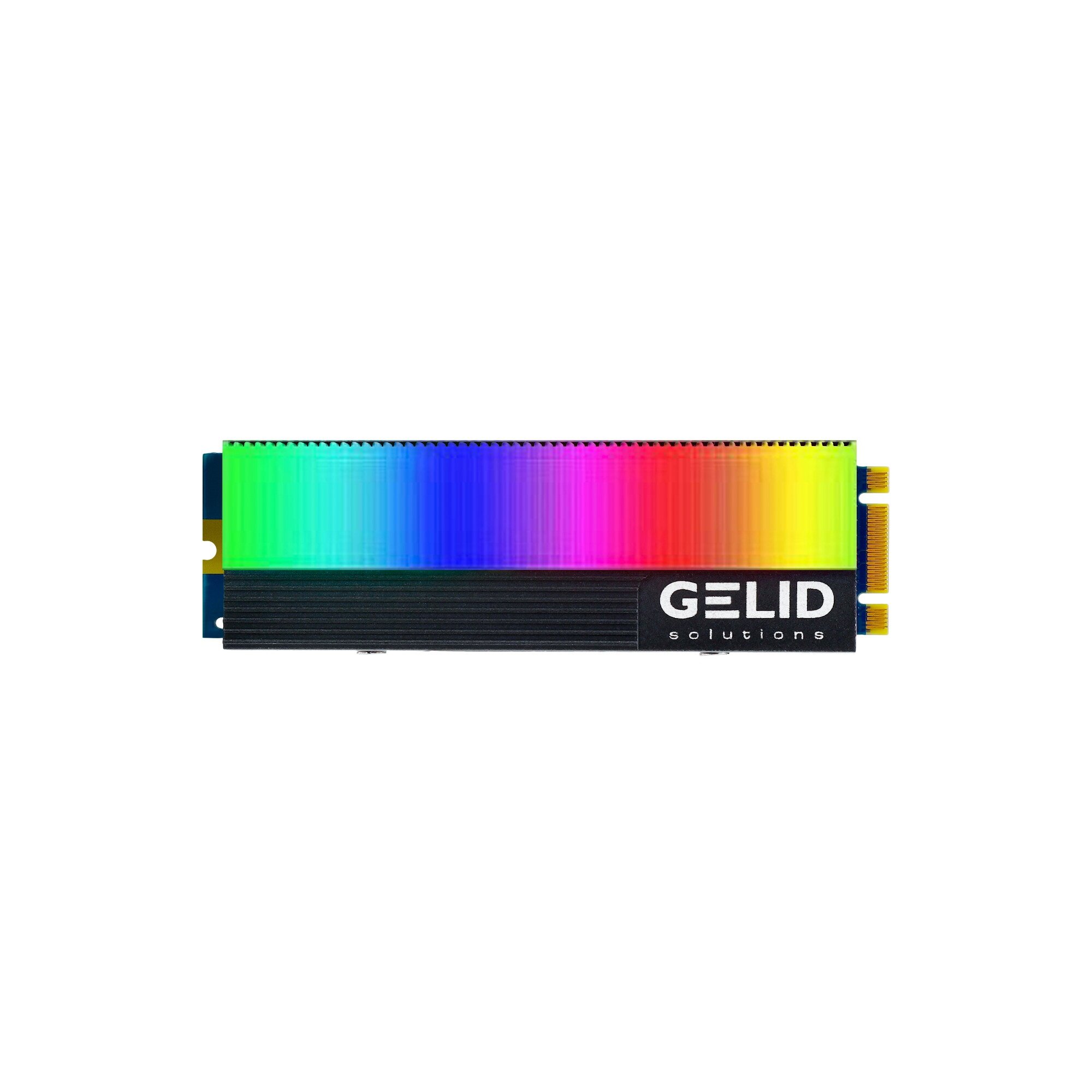 Охлаждение SSD GELID Solutions Пассивный радиатор для охлаждения GLINT ARGB M.2 2280