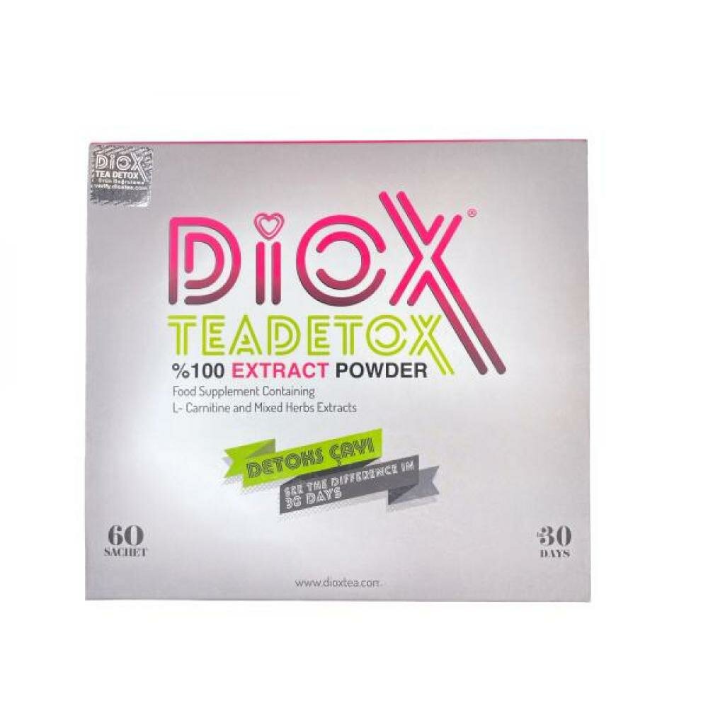 Чай для похудения DIOX TEADETOX, 60 пакетиков, Турция - фотография № 1