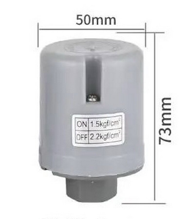 Реле давления для PW-175 EA ВР 3/8" 1,5-2,2 бар серый YAODA