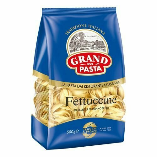 Макаронные изделия Grand Di Pasta Гнезда феттуччине 500 г - фотография № 1