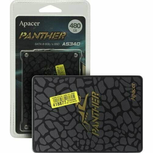 SSD Apacer AS340 Panther 480 Гб AP480GAS340G-1