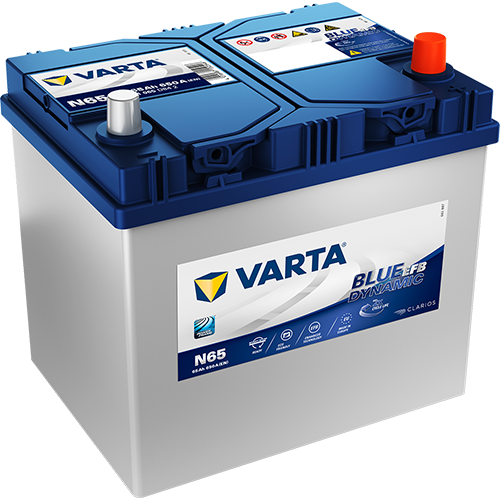 Автомобильный аккумулятор VARTA Blue Dynamic EFB N65 (565 501 065 ) 232х173х225