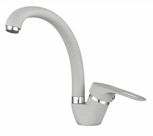 ST-03, базальт, смеситель кухонный Granula