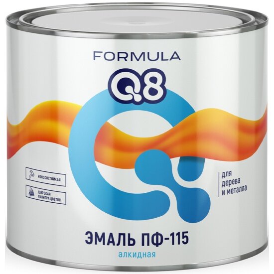 Эмаль алкидная (А) Formula Q8 ПФ-115