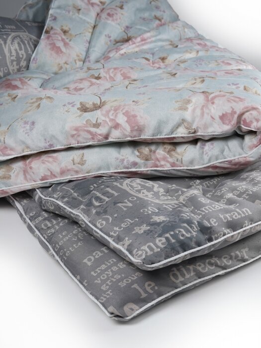 Одеяло 1.5-спальное 140х205 Файбертекс (450 г/м2) Полиэстер (расцветки в ассортименте) - фотография № 4