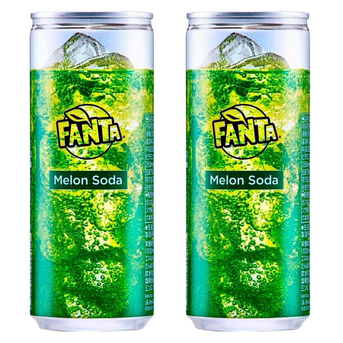 Газированный напиток Fanta Melon Soda со вкусом дыни (Япония), 250 мл (2 шт)