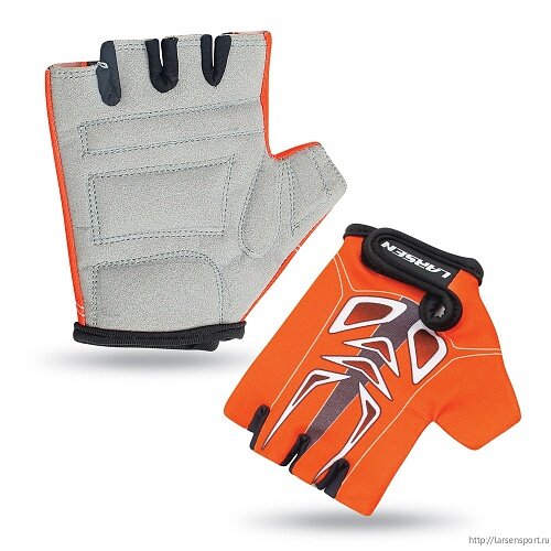 фото Велоперчатки детские Larsen 01-2766, красные (размер XS)