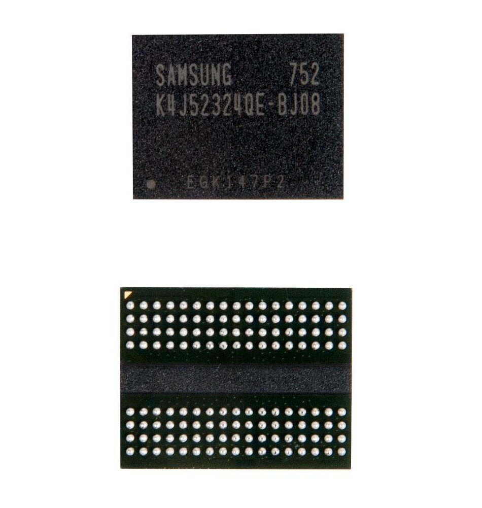 Video memory / Видеопамять SAMSUNG GDDR3 K4J52324QE-BJ08