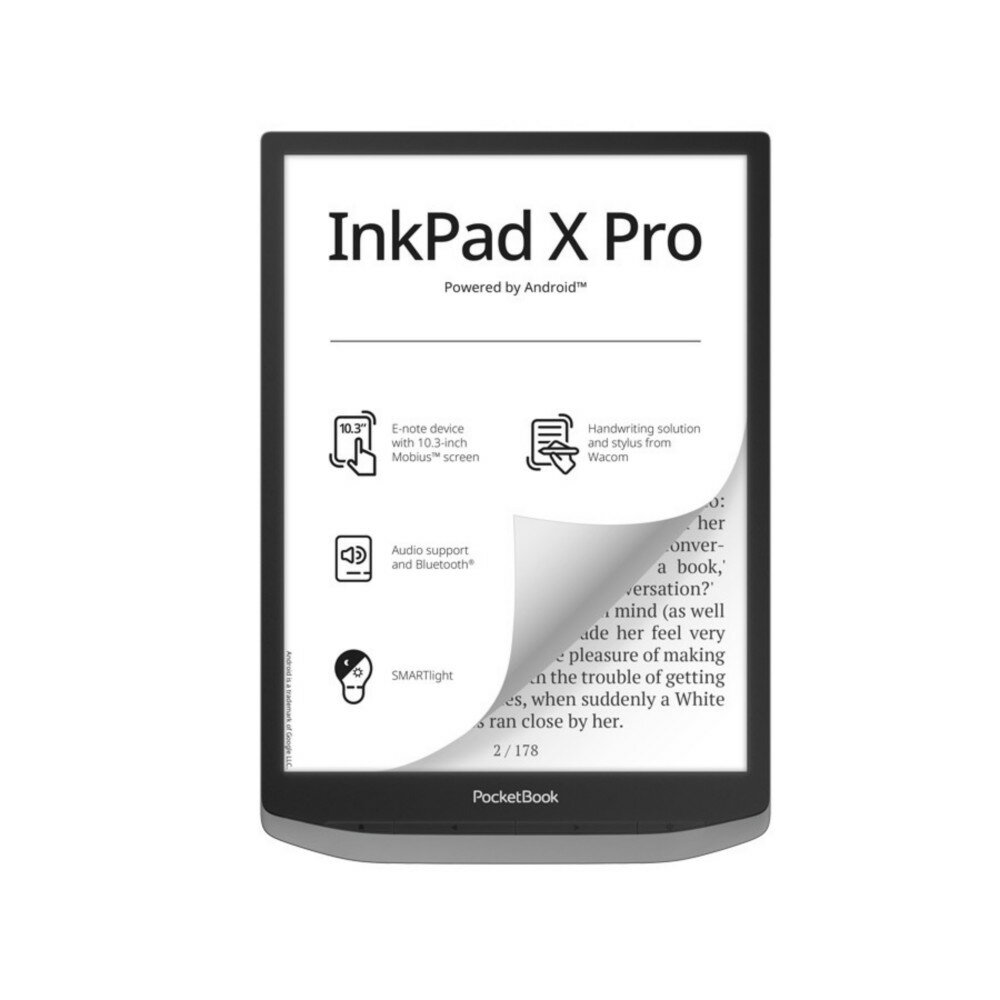 Электронная книга PocketBook Inc Pad X Pro Mist Grey (PB1040D-M-WW)