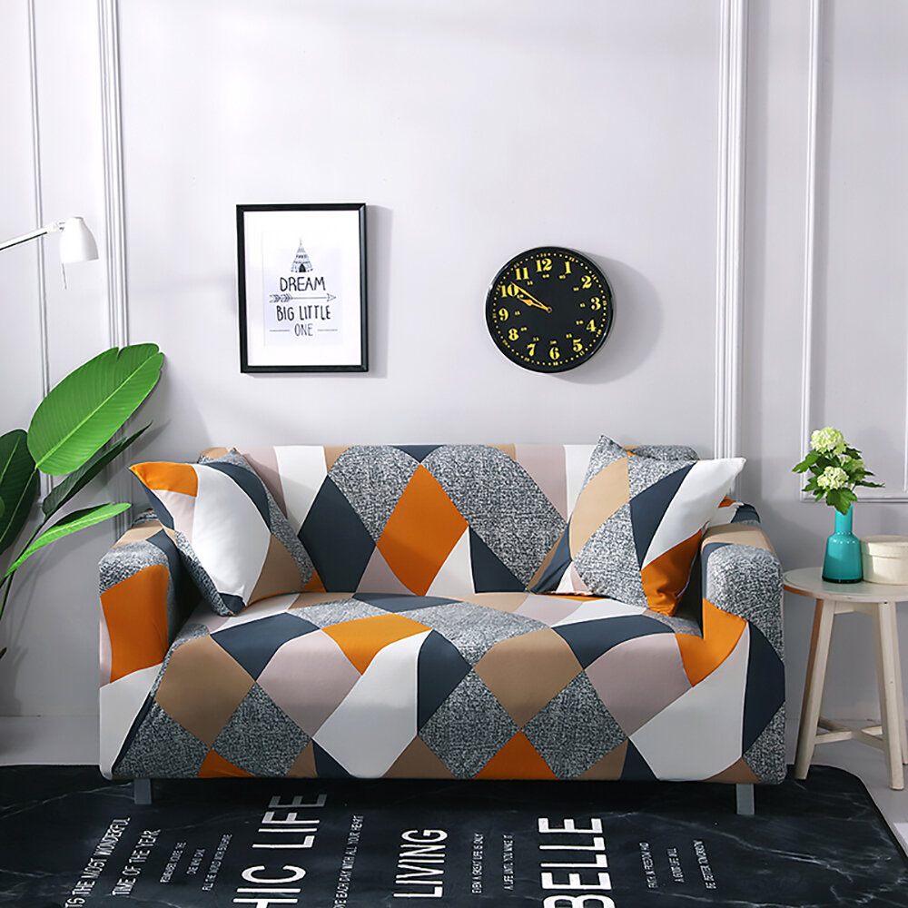 Чехол на мебель для дивана Salon 145-185х90см orange highlights