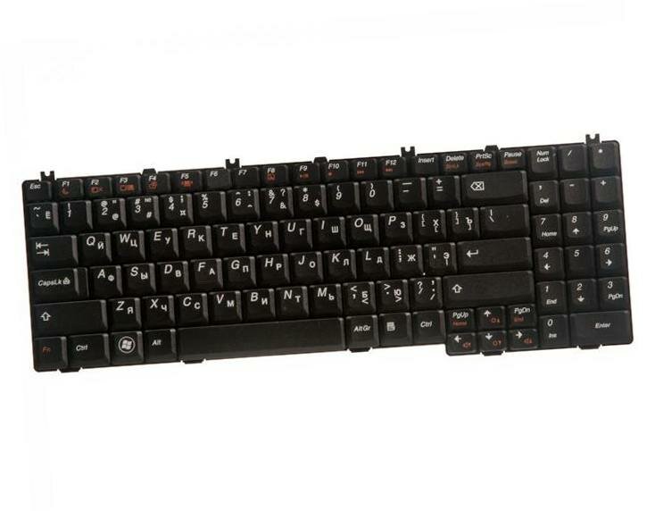 Клавиатура для ноутбука Lenovo G550, B550, B560, V560, G555, black, Гор. Enter