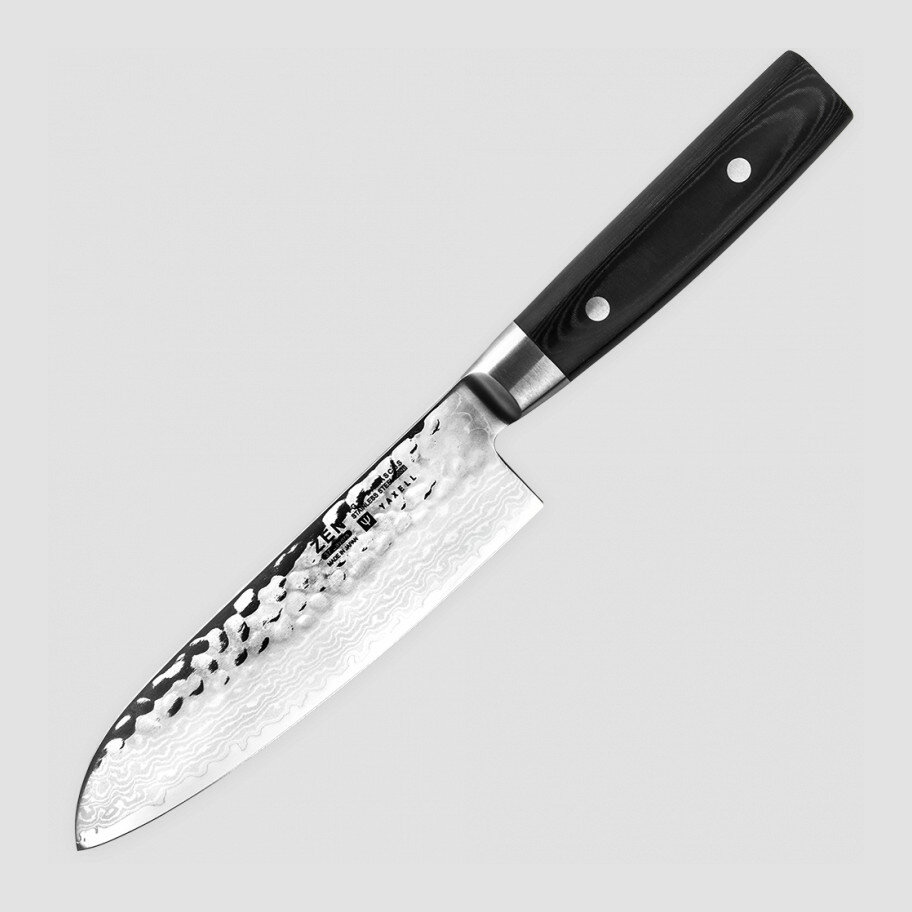 Нож кухонный Сантоку 16,5 см, «Santoku», дамасская сталь YA35501 Zen