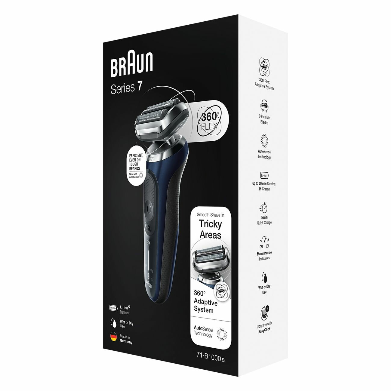 Электробритва Braun 71-B1000s Blue