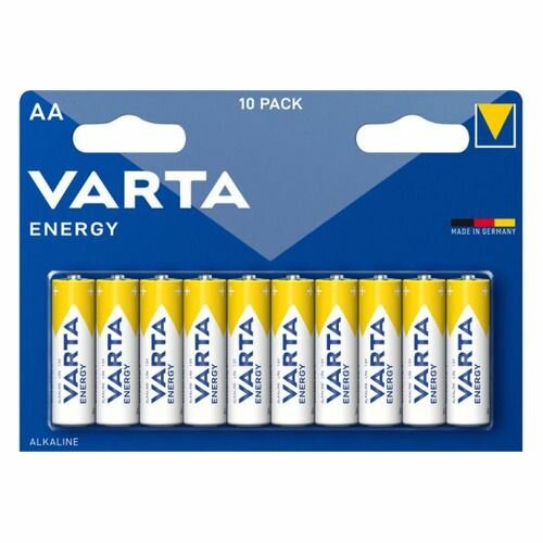 AA Батарейка VARTA Energy LR6 BL10 Alkaline, 10 шт.