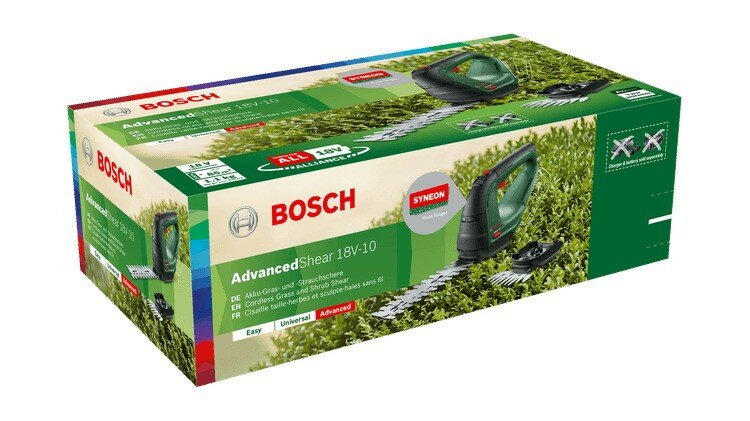 Кусторез/ножницы для травы Bosch AdvancedShear 18V-10 (без АКБ и ЗУ)аккум. (0600857001) - фотография № 3