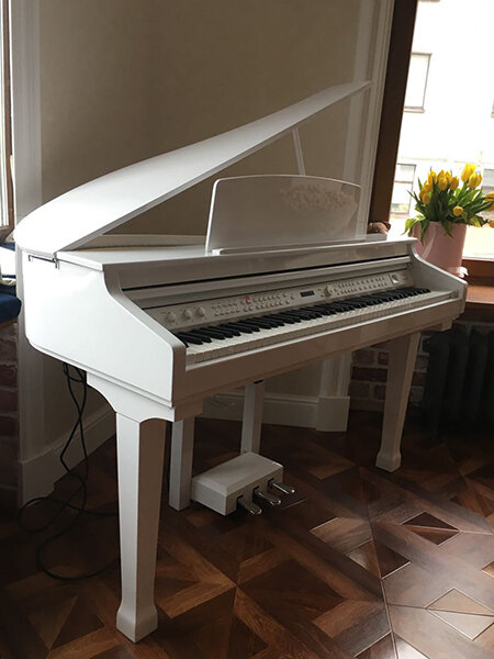 Цифровой рояль Orla Grand-120-White, с автоаккомпанементом, белый