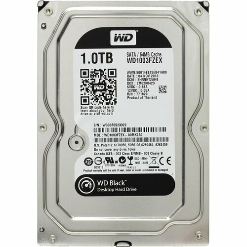 Жесткий диск Western digital Black 1 Тб WD1003FZEX